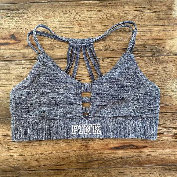 PINK Victoria's Secret Other - Victoria Secret Pink Grey Sports Bra